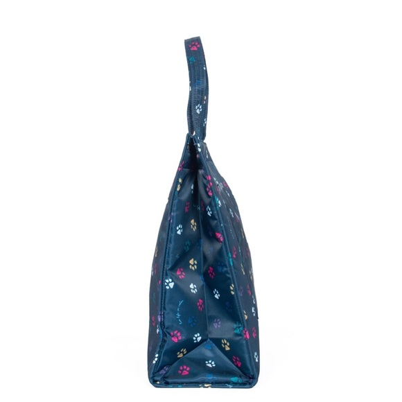 🐾 NWT Lug Runner 1 piece Tote in Paws Navy 🐾 - Picture 4 of 4